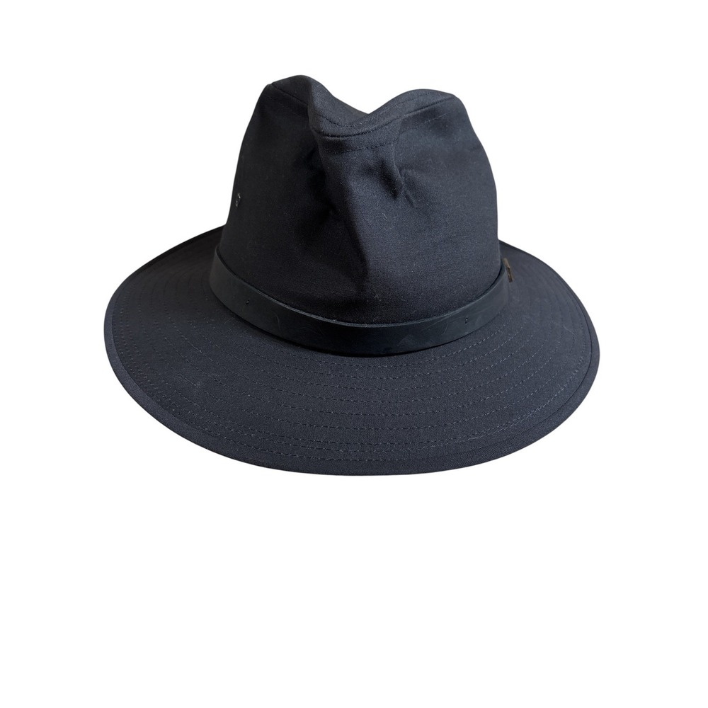 Bailey of Hollywood BeauChapeau Mens Navy Blue Safari Fedora Hat Large USA Made